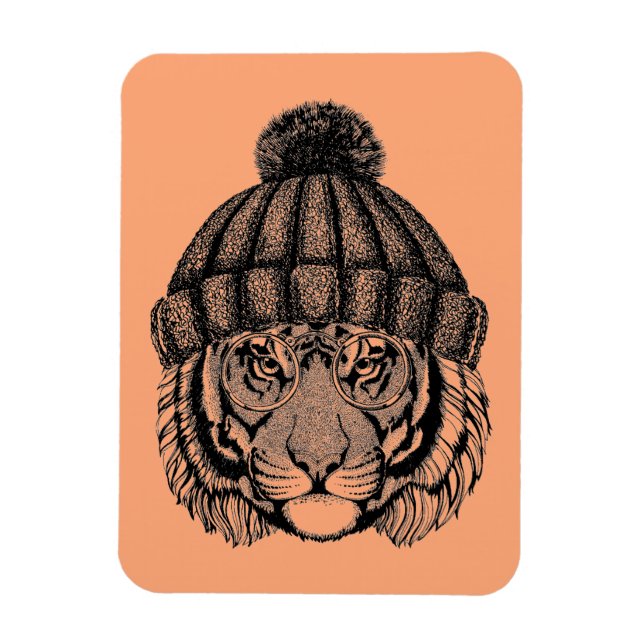 Winter Mode Redo Tiger Magnet (Vertikal)