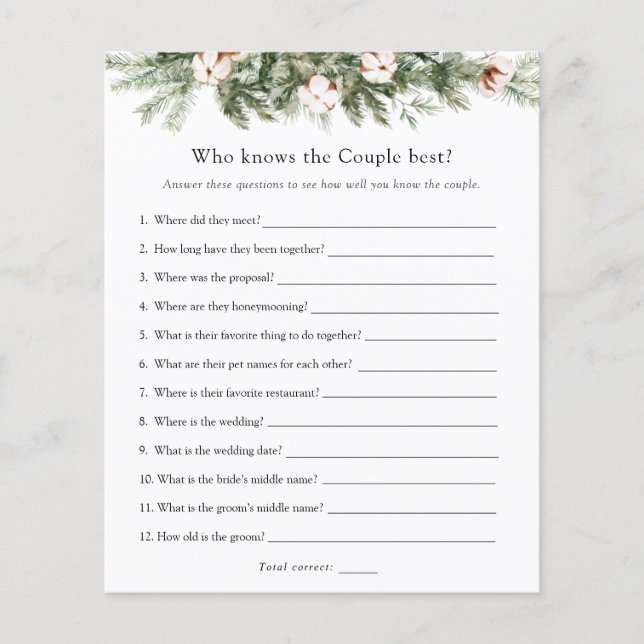 Winter-Möhippan som känner paret bästa spel (Framsida)