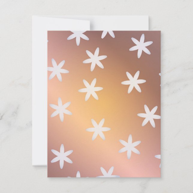 Winter Mönster 13 Anteckningskort (Framsida)