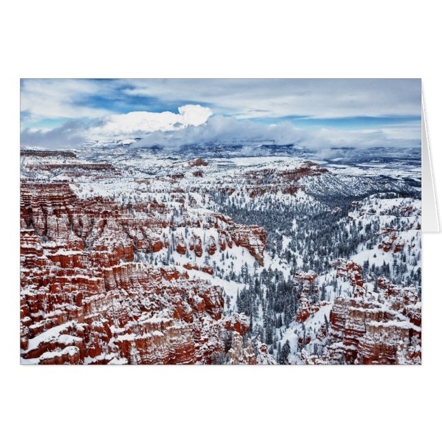 Winter Mood Hälsningskort (Framsidan Horizontal)