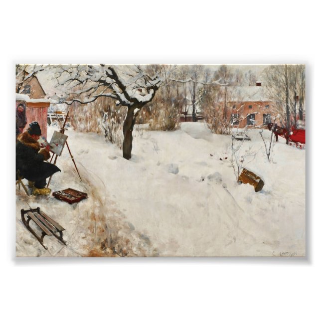 Winter Motif Åsögatan Fototryck (Framsidan)