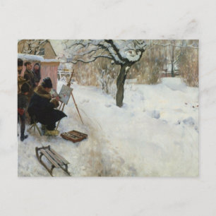 Winter Motif Åsögatan Vykort