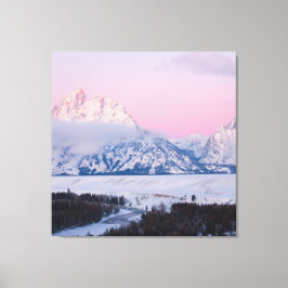 Winter Mountain Canvastryck