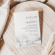 Winter Mountain Forest Bröllop