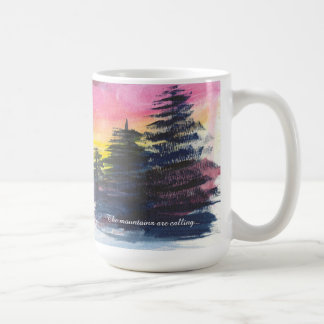Winter Mountain Majesty Painting coffee mug Kaffemugg