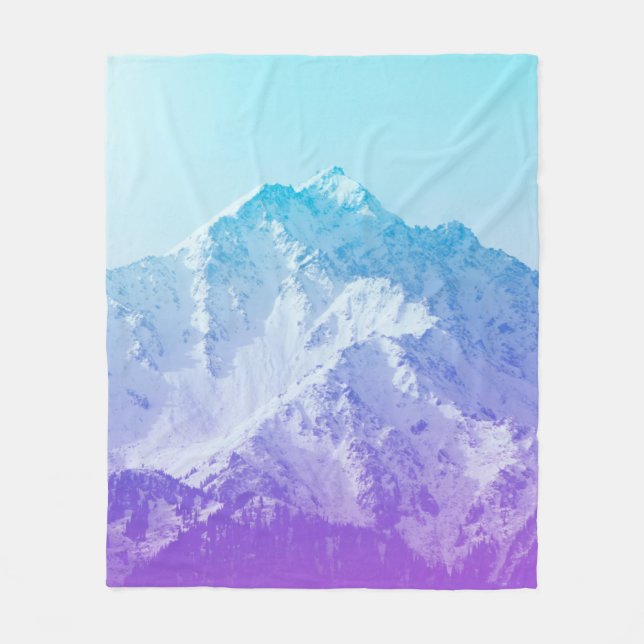 Winter mountain peakmountain,hipster,peak,photo,ba fleecefilt (Framsidan)