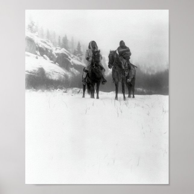 WINTER MOUNTAIN TREK 1908 POSTER (Framsidan)