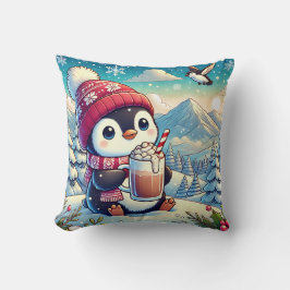 Winter Mysigt Penguin Kudde