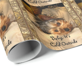 Winter Nights Yorkie Elegant Presentpapper