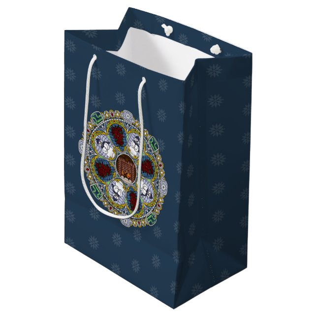 Winter Nouveau Gift Bag (Framsidan Vinklad)