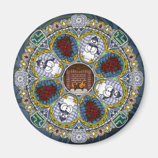 Winter Nouveau Magnet