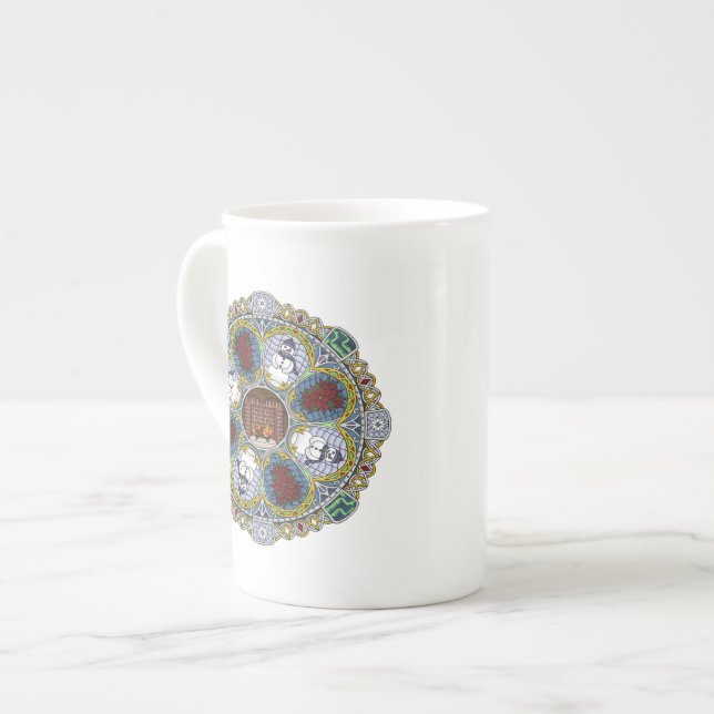 Winter Nouveau Specialty Mugg Benporslin Mugg (Framsida vänster)