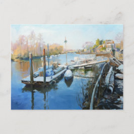 Winter On Thames, Richmond Vykort
