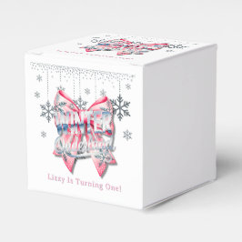 Winter Onderland Girl 1:a. Födelsedagsfest Presentaskar