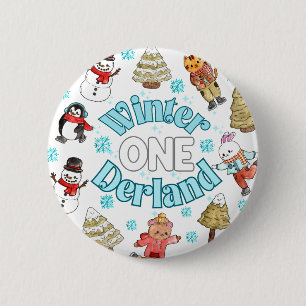 Winter onederland 1:a årsdagen knapp
