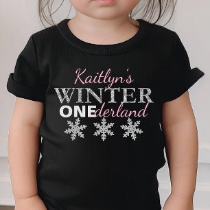 Winter ONEderland 1:a födelsedag T Shirt