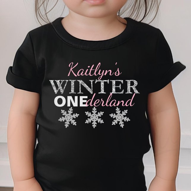 Winter ONEderland 1:a födelsedag T Shirt (Skapare uppladdad)