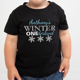 Winter ONEderland 1:a födelsedag T Shirt