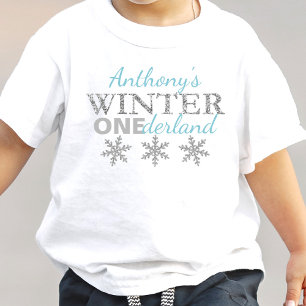 Winter ONEderland 1:a födelsedag T Shirt