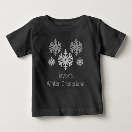 Winter Onederland 1:a födelsedag T Shirt