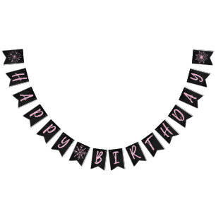 Winter Onederland Bday bunting banner Snöflingor Vimplar