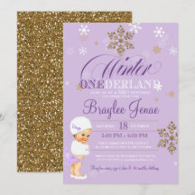 Winter Onederland Blonde Flicka