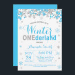 Winter Onederland Blue och Silver Boy 1:a födelsed Inbjudningar<br><div class="desc">Vinter Onederland Blue och Silver Boy 1:a födelsedagsinbjudan. Första Födelsedagsfesten. Blå och Silver Glitter Snowflake. Pojken Födelsedagsfest inbjudan. Vinter-Helgdag. Första födelsedagen. Vit bakgrund. Om du vill anpassa ytterligare klickar du på knappen "Anpassa" och användor verktygen som är utformat för att ändra mallen</div>