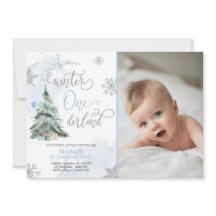 Winter Onederland Boy Blue Winter 1st Birthday