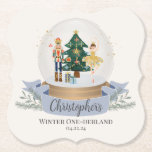 Winter Onederland christmas Första Födelsedagsfest Underlägg Papper<br><div class="desc">Upplev ett festligt vinter-land med denna gender-neutralt-julnötskackersamling, som var väl designad för att omfatta firande i din lilla. Den vackra nötköttsdesignern och vinterbäderland inslag förvandlar allt utrymme till ett festive December firande. Låt mig hjälpa dig att planera nästa party! Om du behöver en samordnande décor, kontrollera min matchande samling. Om...</div>