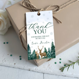 Winter ONEderland Favor Tag Presentetikett