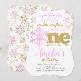 Winter ONEderland Inbjudningar