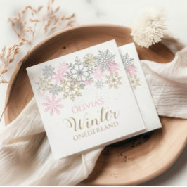 Winter Onederland Napkin Pappersservett