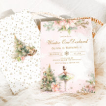 Winter Onederland Nutcracker 1:a födelsedagspresse