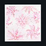 Winter Onederland Papprare Party Napkins Pappersservett<br><div class="desc">Pappra blöjor för Winter Party</div>