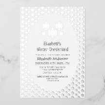Winter Onederland Snowflake 1:a födelsedagen