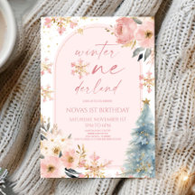 Winter Onederland Snowflake 1st Birthday Party