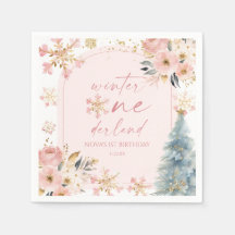 Winter Onederland Snowflake 1st Birthday Party