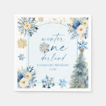 Winter Onederland Snowflake 1st Birthday Party