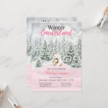 Winter Onederland: Snowy Forest