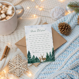 Winter ONEderland Time Capsule Card Inbjudningar