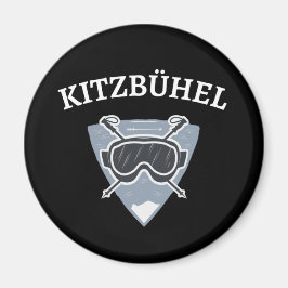 Winter Österreich Ski Tirol Kitzbühel Urlaub Magnet