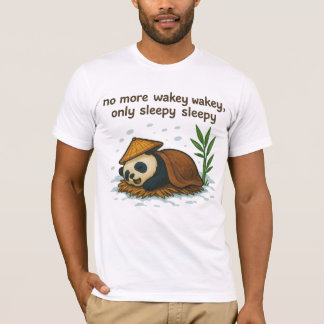 Winter Panda sov T Shirt