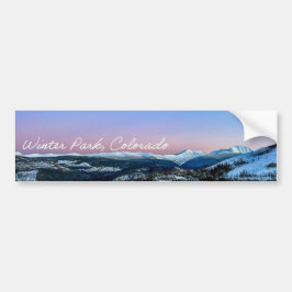 Winter Park Bumper Sticker Bildekal