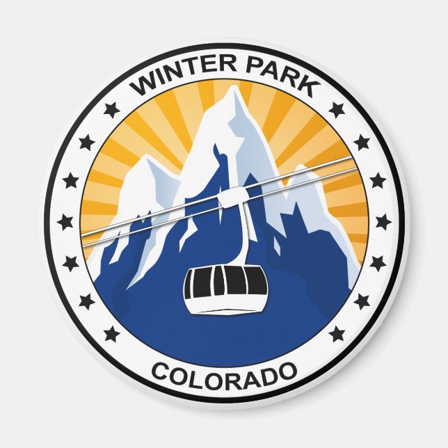 Winter Park Colorado Magnet (Framsidan)