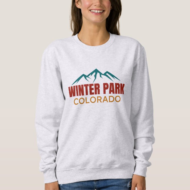 Winter Park Colorado T Shirt (Framsida)