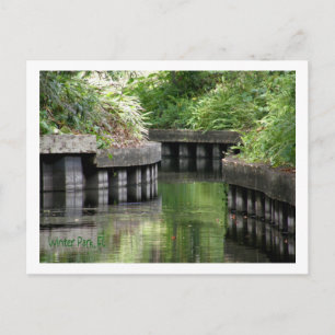Winter Park, FL Canal Vykort