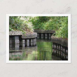 Winter Park, FL Canal Vykort