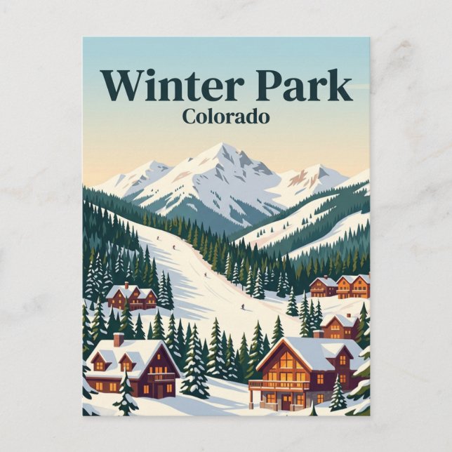 Winter Park USA Vykort (Framsida)