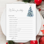 Winter Party | önskemål för baby<br><div class="desc">Vattenfärgsskogen träd. Matchande objekt är tillgängliga.</div>