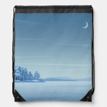 Winter Peace Drawstring-ryggsäck